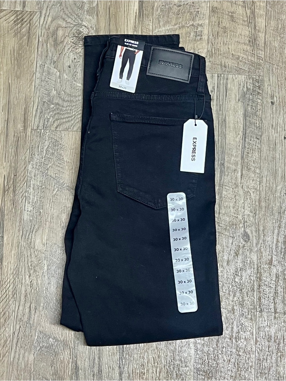 Express Men's Slim Jeans in Black